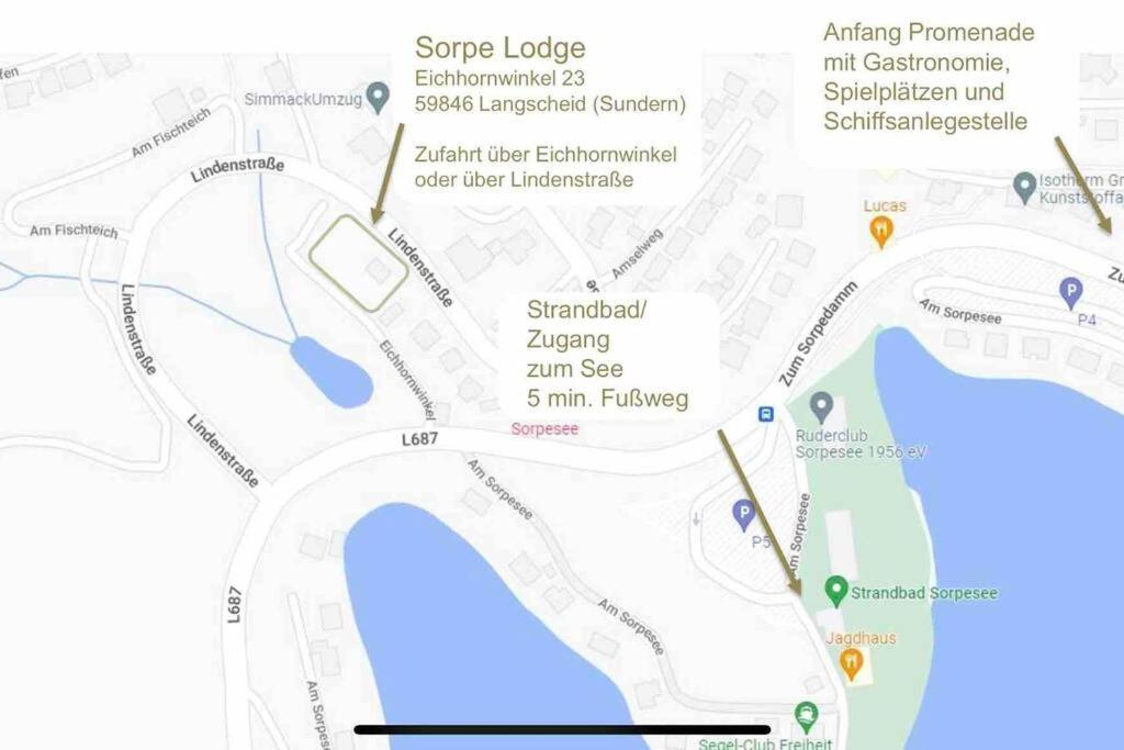 Sorpe Lodge - Entspannte Urlaubstage Am See! Langscheid  Экстерьер фото